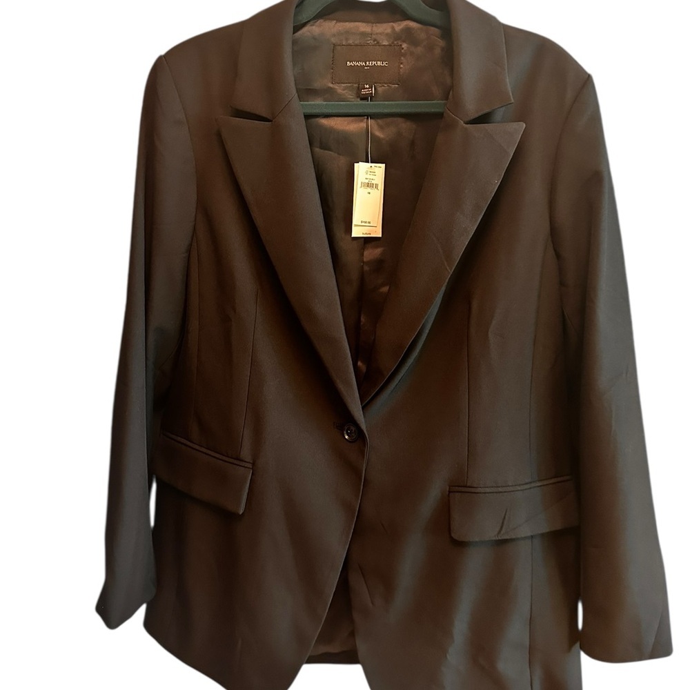 NWT Banana Republic Black Blazer​ - Picture 2 of 6